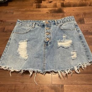 Jean skirt
